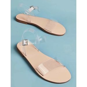 NWOB Clear Sandal